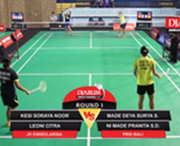 Kesi S/Leoni C (JR Enkei/Larisa) VS Made Deya S/Ni Made Pranita (PBSI Bali)