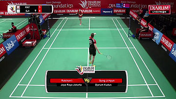 Ratchanok Intanon (Jaya Raya Jakarta) VS Sung Ji Hyun (Djarum Kudus)