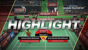 Ersa Narulia Ramadhanty (Jaya Raya Jakarta) VS Anissa Syifa Oktaviani (Exist Sampurna Sumedang)