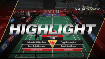 Yoggi Pamungkas/Fauzia Kartikasari (Djarum Kudus) VS Joshua David Wardana/Tessa Anjali Karouw (Tangkas Intiland)
