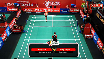 Sung Ji Hyun (Djarum Kudus) VS Milicent Wiranto (Suryanaga Surabaya)