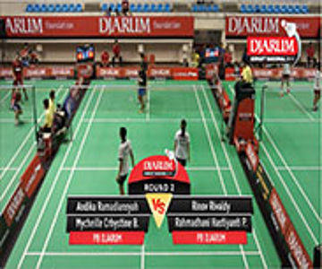 Andika R. / Mycheille C.B. (PB DJARUM KUDUS) VS Rinov Rivaldy / Rahmadhani H. (PB DJARUM KUDUS) 
