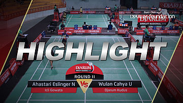 Syarifah Khairinnisai (SKO Ragunan) VS Wulan Cahya U (Djarum Kudus)