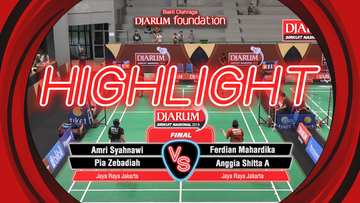 Amri Syahnawi/Pia Zebadiah Bernadet (Jaya Raya Jakarta) VS Ferdian Mahardika R/Anggia Shitta Awanda (Jaya Raya Jakarta)