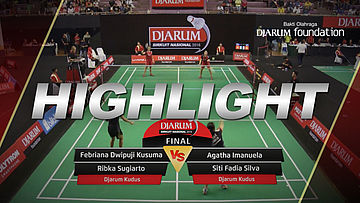 Febriana Dwipuji Kusuma/Ribka Sugiarto (Djarum Kudus) VS Agatha Imanuela/Siti Fadia Silva Ramadhanti (Djarum Kudus)