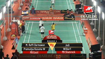 M Raffi Darmawan n Pramudya Kusumawardana (PB Exist) VS Jodi n Wilbert (PB Shamrock)