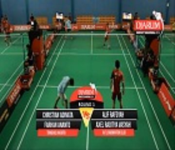 Christian Adinata/Farhan Ananto (TANGKAS JAKARTA) VS Alif Rafsyah/Axel Raditya (AX'L BADMINTON CLUB)