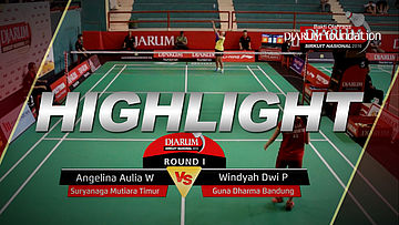 Angelina Aulia W (Suryanaga Mutiara Timur) VS Windyah Dwi P (Guna Dharma Bandung)