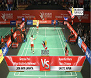 G. Polii / N. Krishinda M.(JAYA RAYA JAKARTA) VS A. Kurihara / N. Shinoya (UNISYS JAPAN) 
