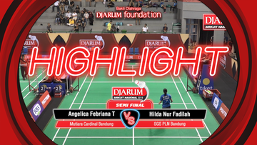 Angelica Febriana Timporok (Mutiara Cardinal Bandung) VS Hilda Nur Fadilah (SGS PLN Bandung)