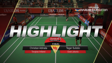 Tegar Sulistio (Exist Jakarta) VS Christian Adinata (Tangkas Intiland)