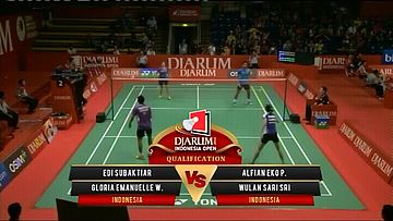 Edi Subaktiar/ Gloria Emanuelle W. (INDONESIA) VS Alfian Eko/ Wulan Sari Sri (INDONESIA)