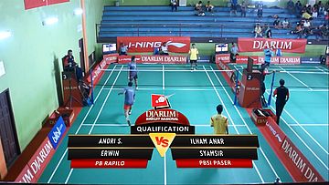 Andri S/ Erwin (PB RAPILO) VS Ilham Anar/ Syamsir (PBSI PASER)