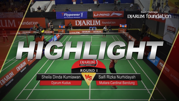 Sheila Dinda Kurniawan (Djarum Kudus) VS Saifi Rizka Nurhidayah (Mutiara Cardinal Bandung)