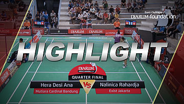 Hera Desi Ana (Mutiara Cardinal Bandung) VS Nalinica Rahardja (Exist Jakarta)