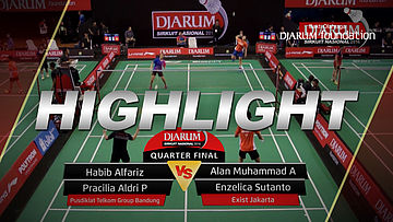 Habib A/Pracilia A (Pusdiklat Telkom Group Bandung) VS Alan M/Enzelica S (Exist Jakarta)
