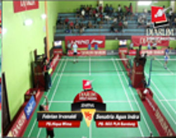 Febrian Irvanaldi (PB. HIQUA WIMA) VS Senatria Agus Indra (PB. SGS PLN BANDUNG)