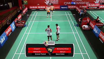 Mohammad Ahsan/Berry A (Djarum Kudus) VS Chayut T /Wachara B (Granular Thailand)
