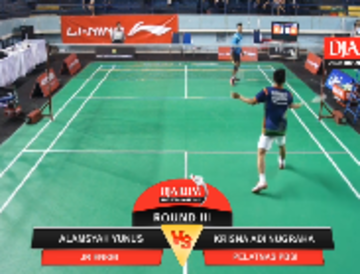 Alamsyah Yunus (JR Enkei) VS Krisna Adi Nugraha (Pelatnas PBSI)