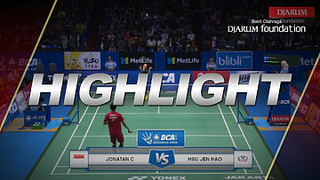 Hsu Jen Hao (TPE) VS Jonatan Christie (INA)