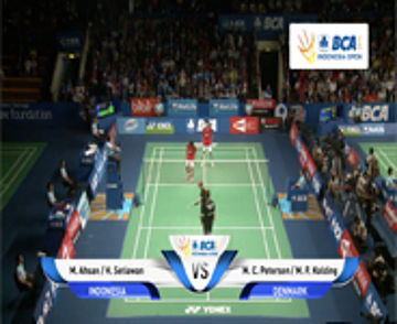 M. Ahsan / H. Setiawan (INDONESIA) VS Mads C. Petersen / Mads P. Kolding (DENMARK) 