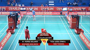 M. Thomas Rolando (BINTARO JAYA RAYA) VS Yuda Laska Dinata (MBC TANGSEL) 