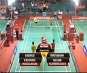 M.Fachrikar / M. Reza P. (PUSDIKLAT JAYA RAYA) VS Farhat R. / Fauzi Habibi (PELATPROV DKI JAKARTA)
