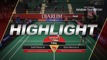 Saifi Rizka Nurhidayah (Mutiara Cardinal Bandung) VS Gina Revina Aristy (Mutiara Cardinal Bandung)