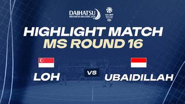 Indonesia Masters 2026 | MS R16 | LOH (SGP) [6] vs UBAIDILLAH (INA)