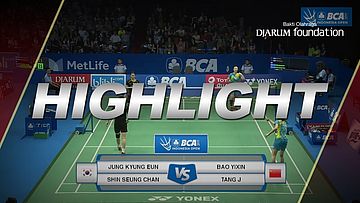 Jung Kyung Eun/Shin Seung Chan (KOR) vs Bao Yixin/Tang Jinhua (CHN)