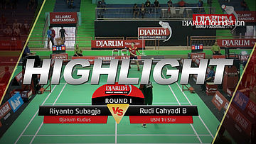 Riyanto Subagja (Djarum Kudus) VS Rudi Cahyadi B (USM Tri Star) 
