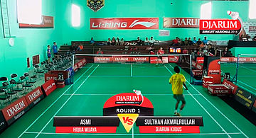 Asmi (HiQua Wijaya) VS Sulthan Akmalrullah (Djarum Kudus)