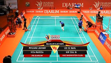 Meiliana Jauhari/ Vita Marissa (PB DJARUM) VS Lee Se Rang/ Kim Seul Bi (KGC) DJARUM SUPERLIGA 2013