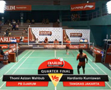 Thomi Azizan Mahbub (Djarum Kudus) VS Hardianto Kurniawan (Tangkas Jakarta)