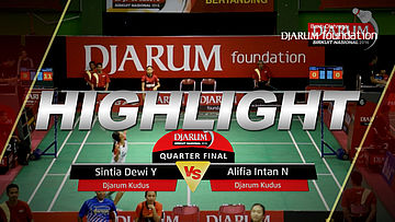 Sintia Dewi Y (Djarum Kudus) VS Alifia Intan N (Djarum Kudus) 