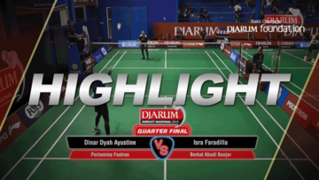 Dinar Dyah Ayustine (Pertamina Fastron) VS Isra Faradilla (Berkat Abadi Banjar)
