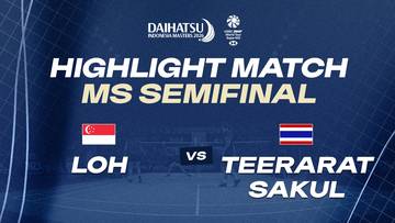 Indonesia Masters 2026 | MS SF | LOH (SGP) [6] vs TEERARATSAKUL (THA)