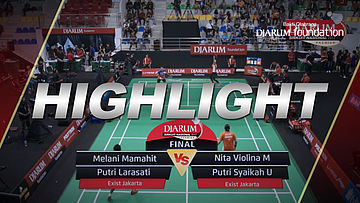 Melani Mamahit/Putri Larasati (Exist Jakarta) VS Nita Violina/Putri Syaikah U (Exist Jakarta)