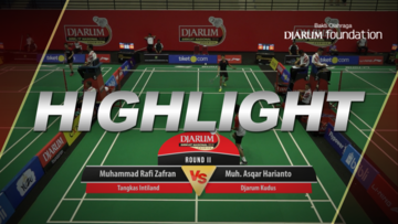 Muh. Asqar Harianto (Djarum Kudus) VS M. Rafi Zafran Ferary (Tangkas Intiland)
