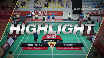 Marsa Indah S (Galaxy Sidoarjo) VS Hera Desi A (Mutiara Cardinal Bandung)