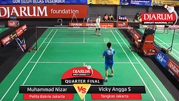Muhammad Nizar (Pelita Bakrie Jakarta) VS Vicky Angga S (Tangkas Jakarta)