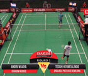 Andri Wijaya (Djarum Kudus) VS Teguh Hermellindo (Angkasa Prestasi Gemilang)