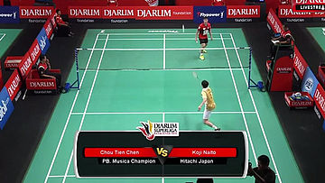 Chou Tien Chen (Musica Champion Kudus) VS Koji Naito (Hitachi Jepang)