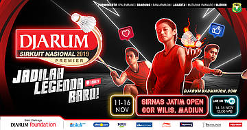 Djarum Sirkuit Nasional Premier Jawa Timur Open 2019