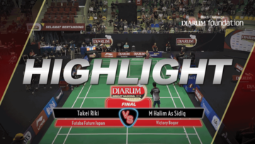 Takei Riki (Futaba Future Japan) VS Muhammad Halim As Sidiq (Victory Bogor)