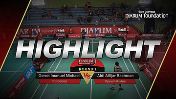 Aldi Alfijar Rachman (Djarum Kudus) VS Gerret Imanuel Michael Kuron (PB. Berkat)