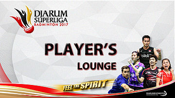 Vladimir Ivanov at Player's Lounge Djarum Superliga Badminton 2017