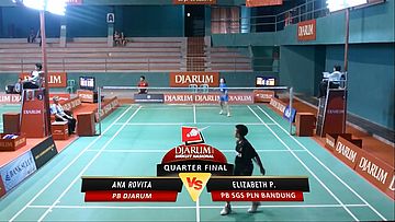 Ana Rovita (PB DJARUM) VS Elizabeth Purwaningtyas (PB SGS PLN BANDUNG)