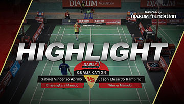Gabriel Vincenzo Aprilio (Bhayangkara Manado) VS Jason Elezardo Rambing (Winner Manado)