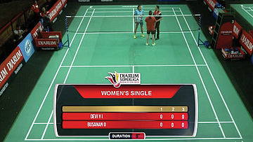 Busanan Ongbumrungpan (PB. Jaya Raya Jakarta) VS Devi Yunita Indah Sari (USM Blibli)